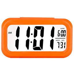 Timess A996光感智能电子闹钟评测 橘色的科技美学与功能实用性
